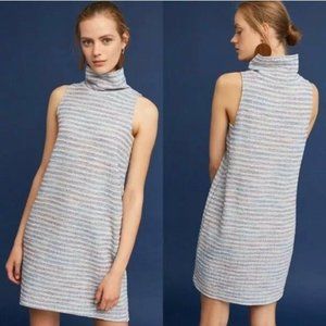 Anthropologie Akemi + Kin Striped Mock Neck Dress